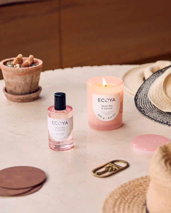 Sweet Pea & Jasmine Metro Candle | Ecoya