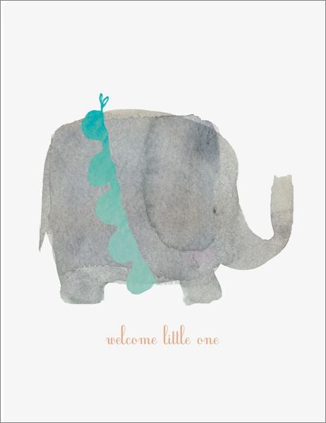 Card - Welcome Elephant | E. Frances