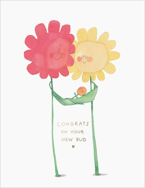 Card - New Bud | E. Frances
