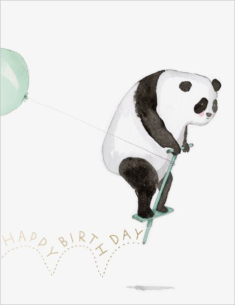 Card - Pogo Panda | E. Frances