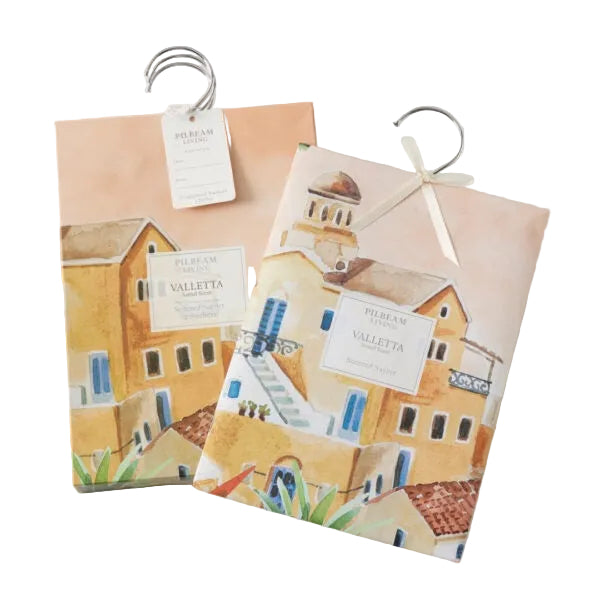 Valletta Scented Hanging Sachets - Set of 4 - Santal | Pilbeam Living