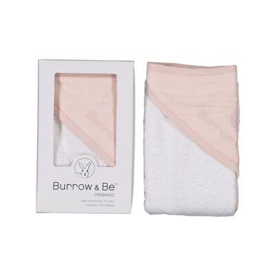 Baby Hooded Towel - Blush | Burrow & Be
