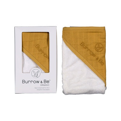 Hooded Towel - Mustard| Burrow & Be