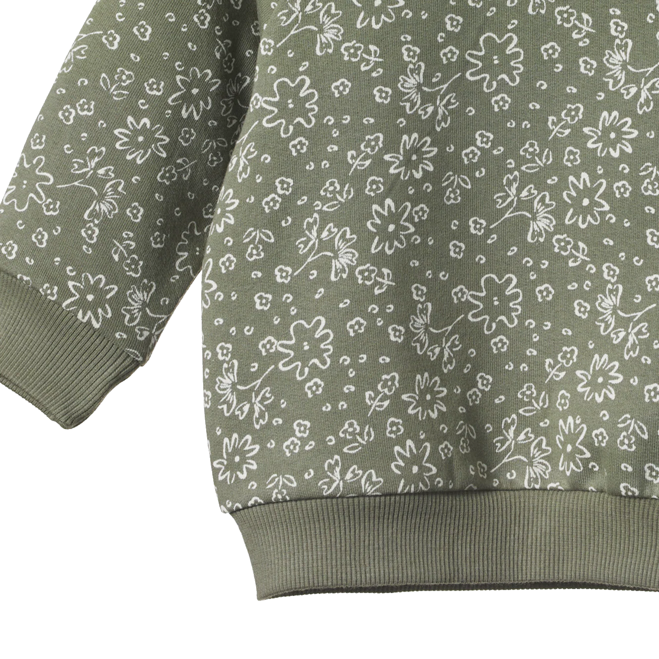 EMERSON SWEATER - Bloomsbury Nettle Print | Nature Baby