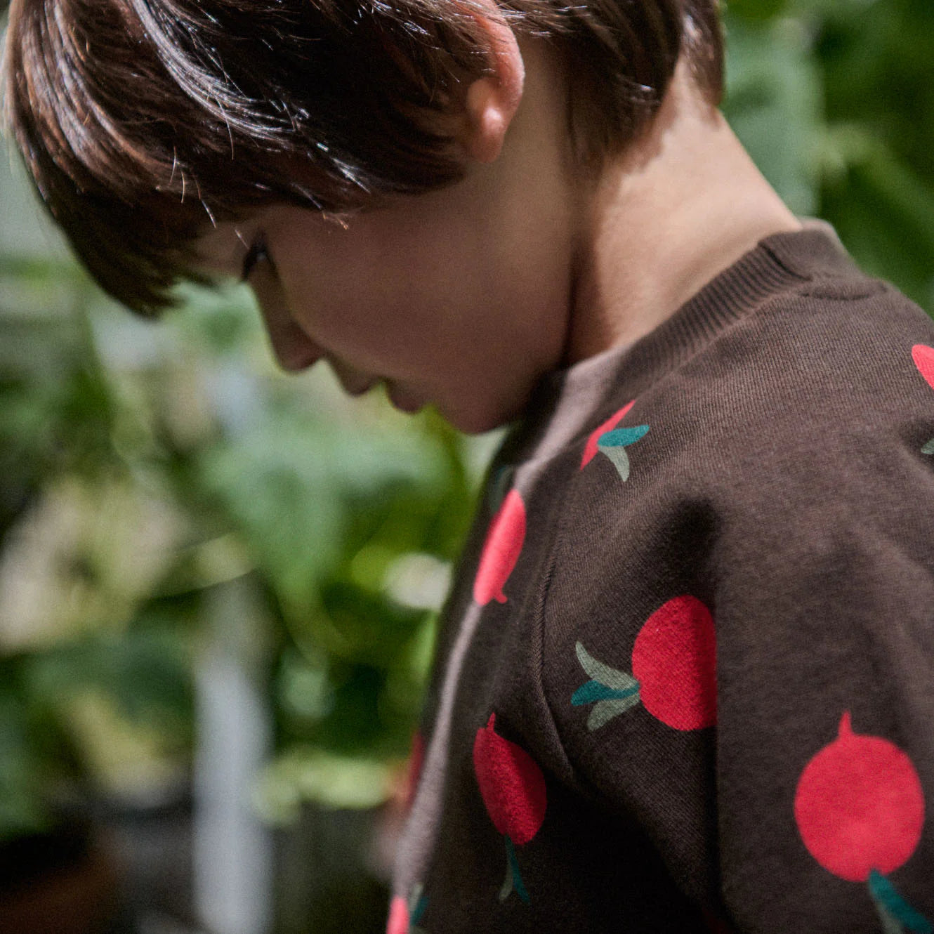 EMERSON SWEATER - Grande Radish  Print | Nature Baby