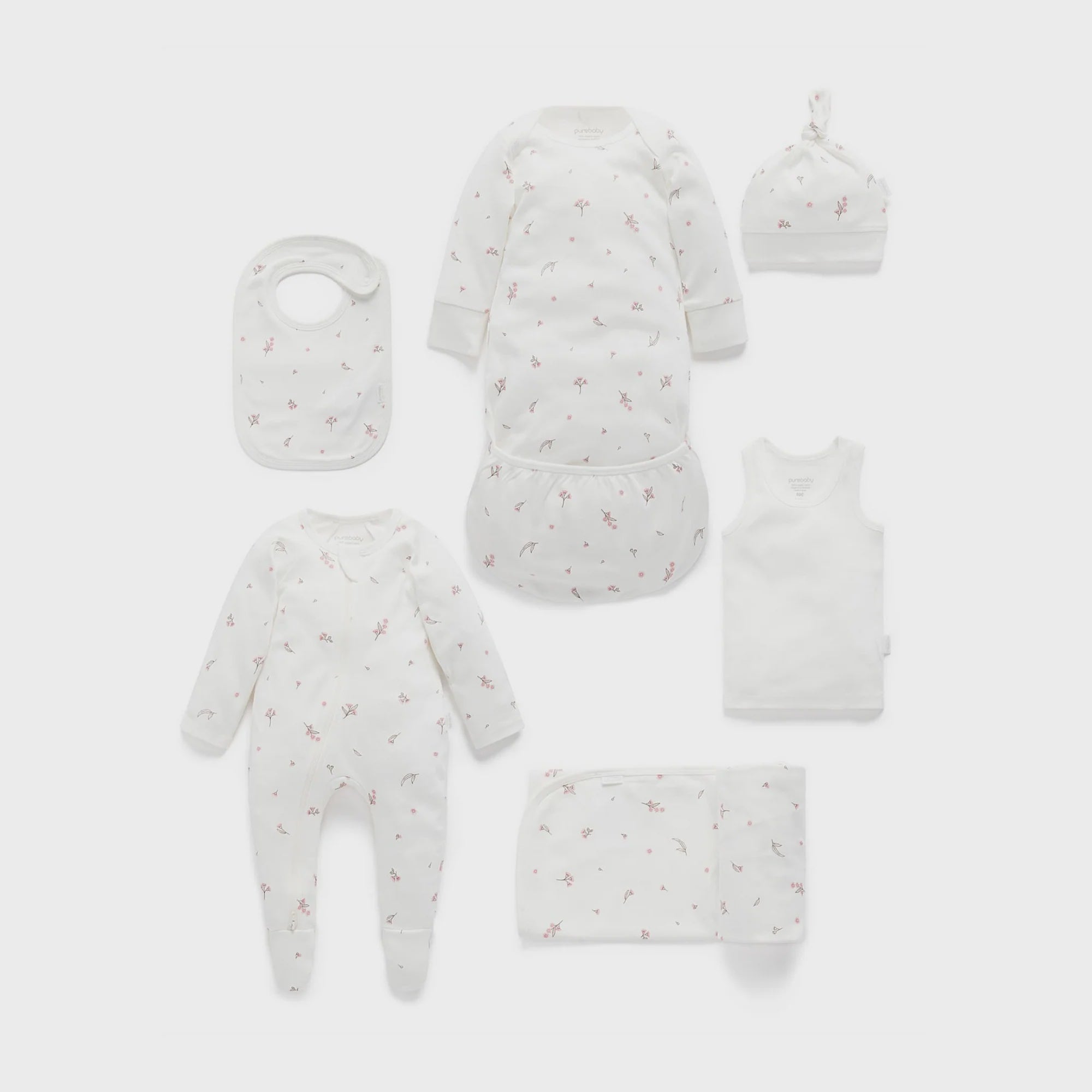 Newborn Hospital Pack - Vanilla Blossom Pack | Purebaby