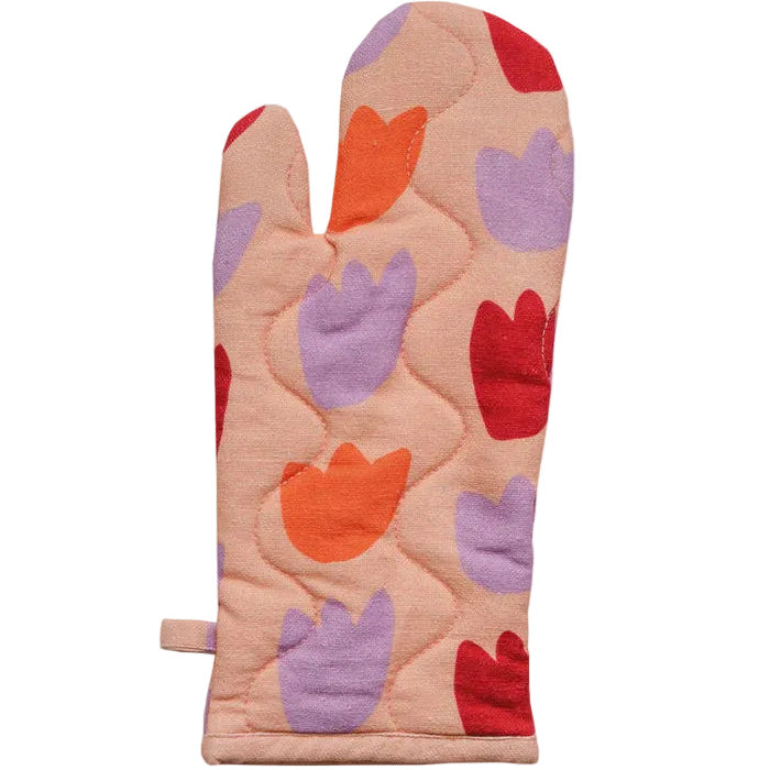 Tulip Fields Oven Mitt | Mosey Me