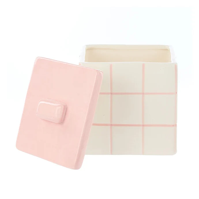 Lulu Collection Ceramic Box - Pink | Emporium