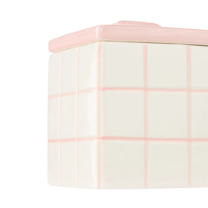 Lulu Collection Ceramic Box - Pink | Emporium