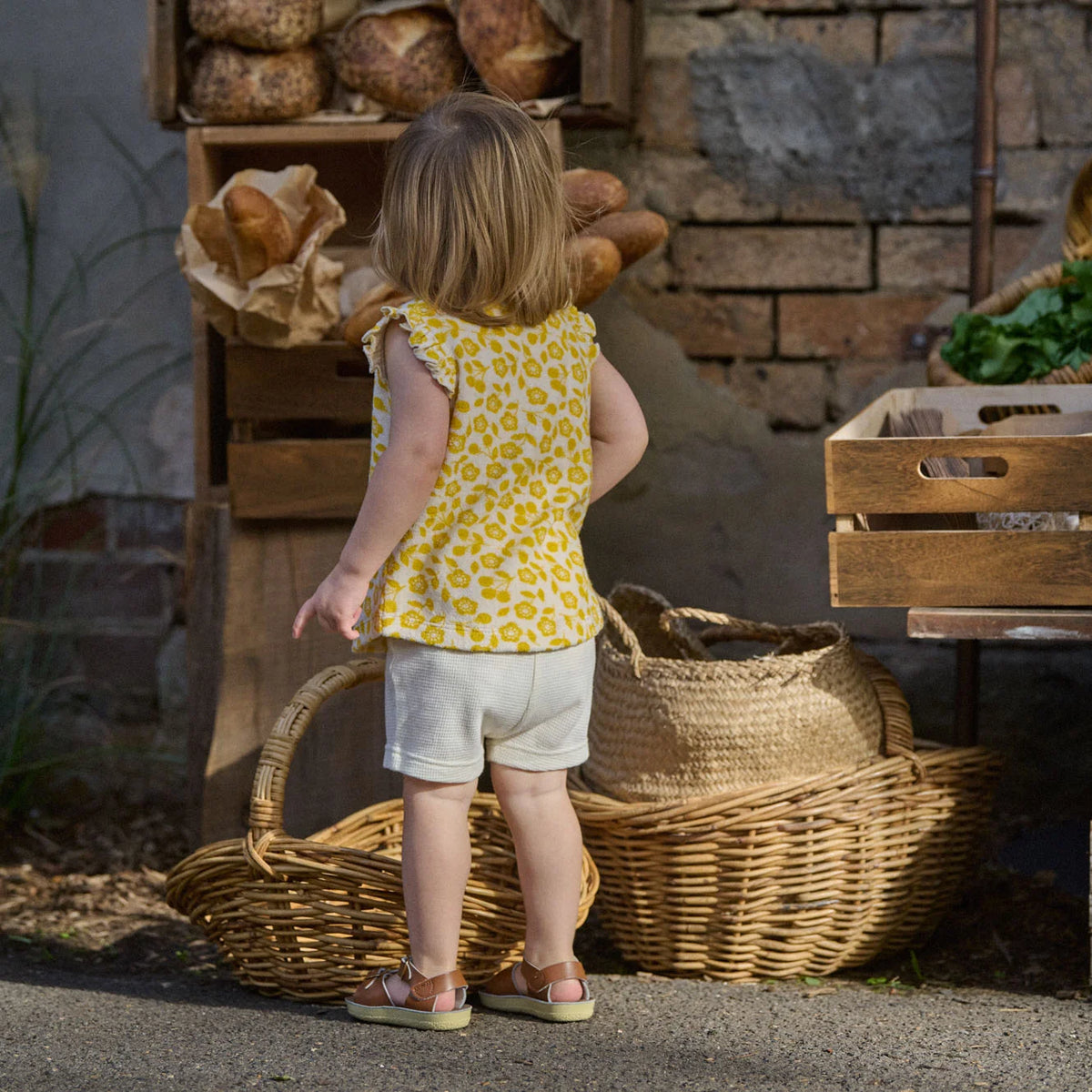 FLEUR TEE TERRY - Kitchen Garden Freesia Print | Nature Baby
