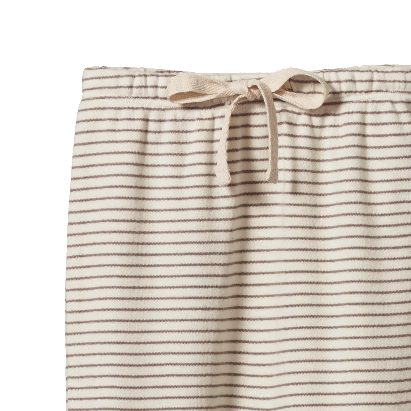 FOOTED ROMPERS - Mushroom Pinstripe | Nature Baby