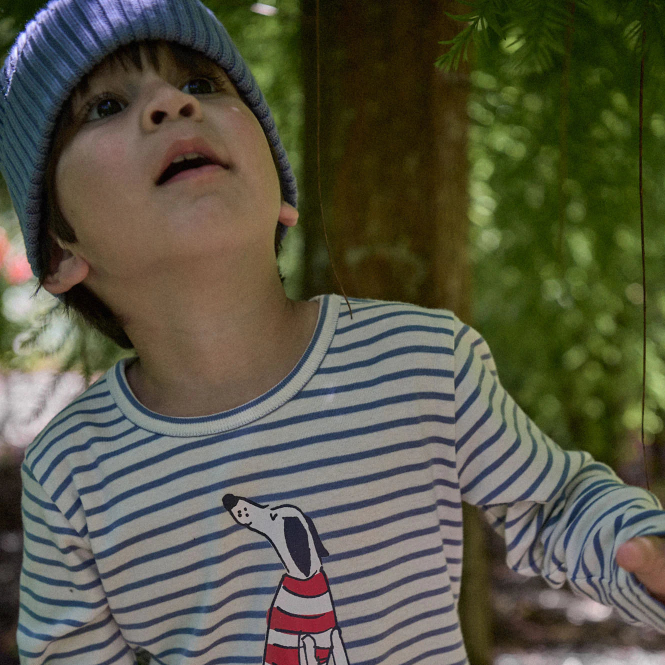 FOREST BEANIE - Dusky Blue | Nature Baby