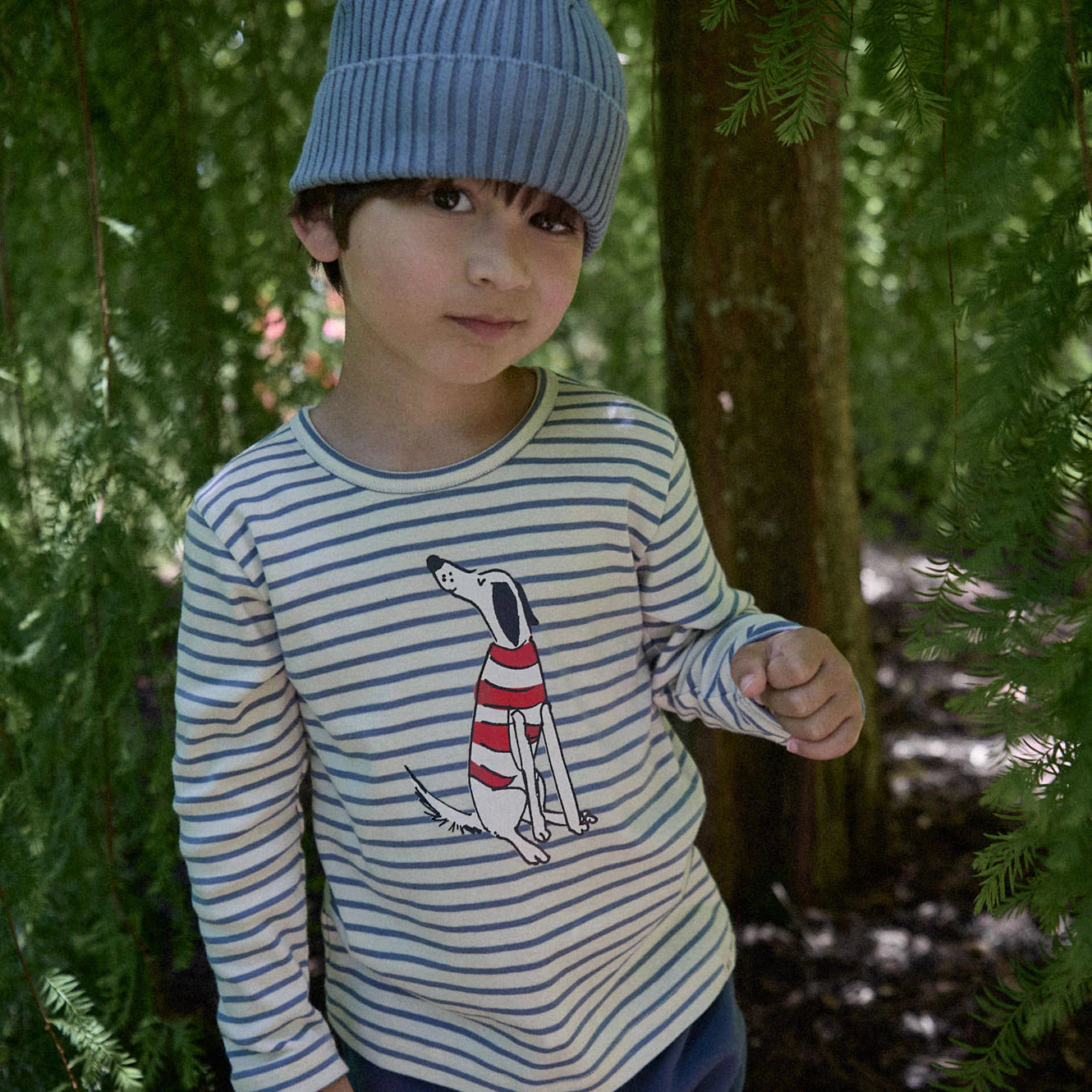 FOREST BEANIE - Dusky Blue | Nature Baby