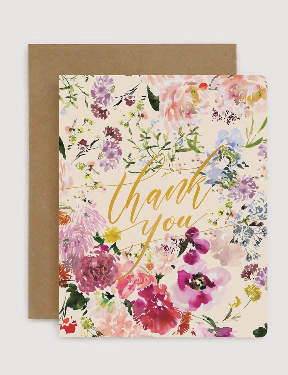 Thank you - Blush Ranunculus |Bespoke Letterpress