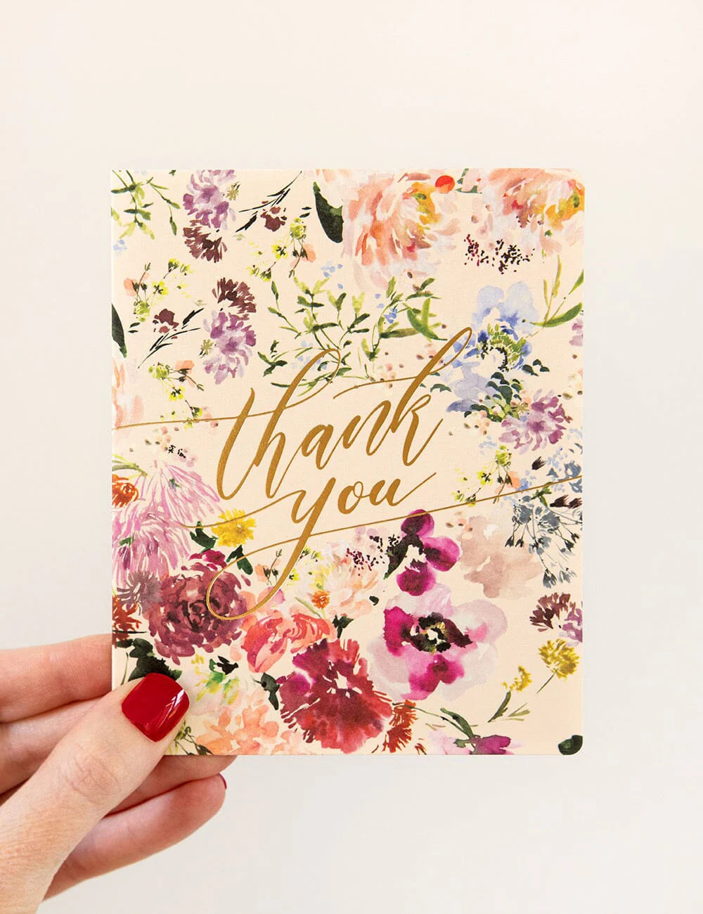 Thank you - Blush Ranunculus |Bespoke Letterpress