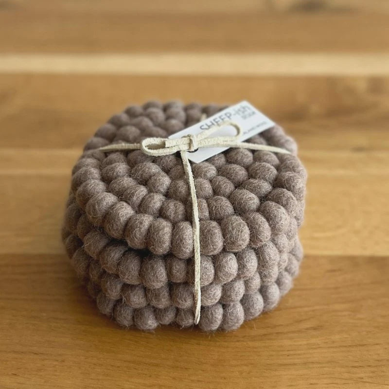 Felt Ball Coasters - Fawn | SHEEP-ish