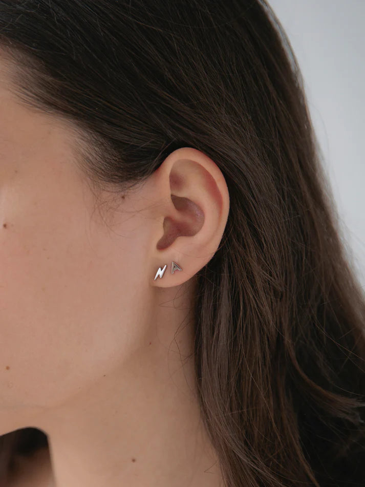 Flashy Studs - Silver | Sophie Store