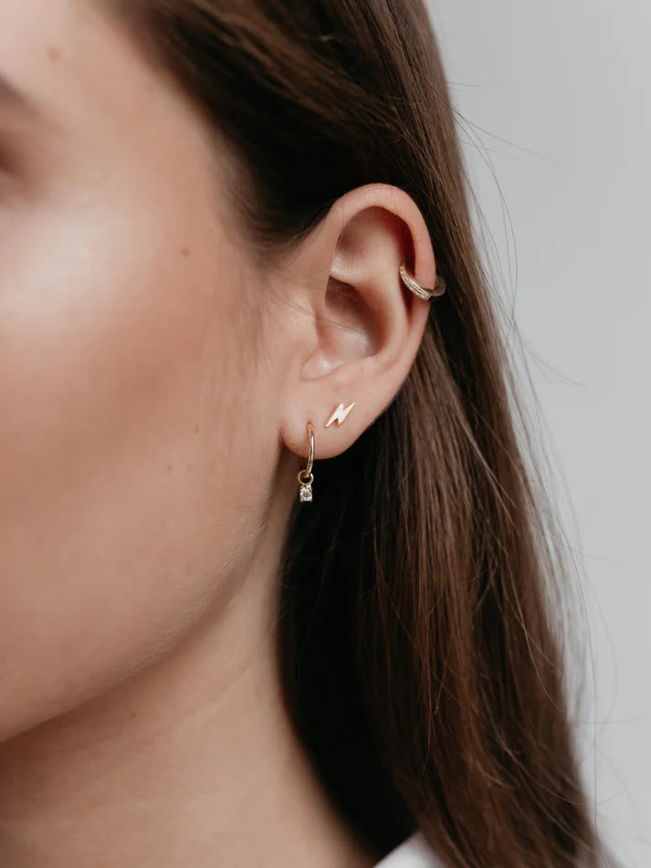 Flashy Studs - Gold | Sophie Store