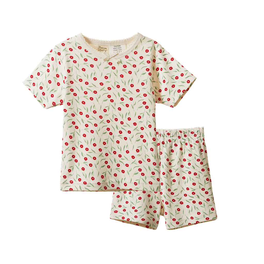 SHORTIE PYJAMA SET - Joiette Print | Nature Baby
