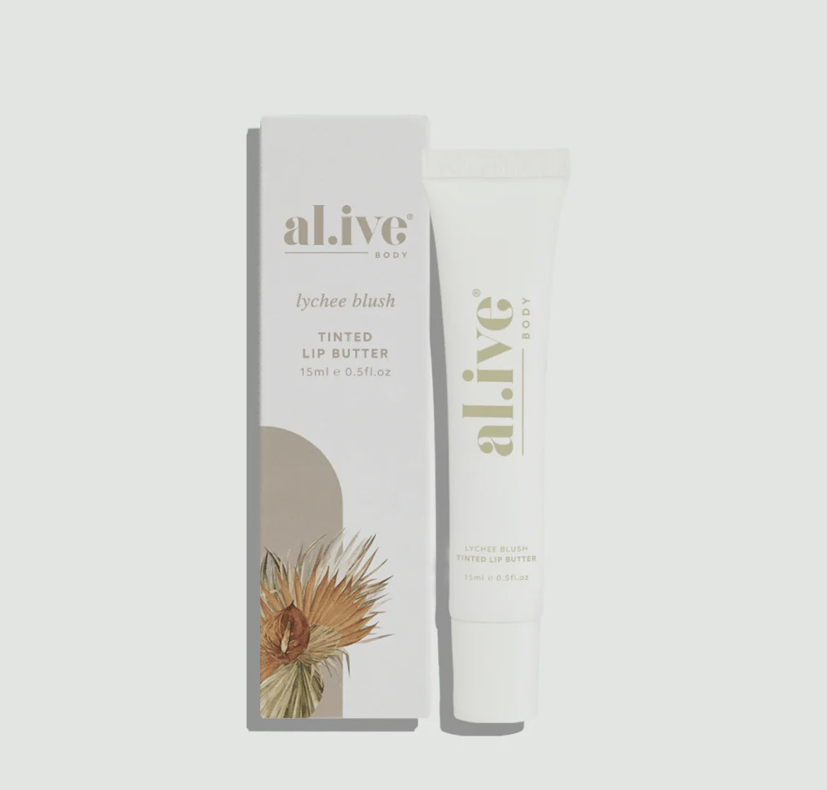 Tinted Lip Butter - Lychee Blush | al.ive