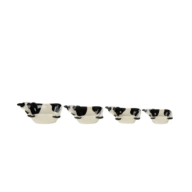 Homestead Measuring Cup Set Black & White | Davis & Waddell