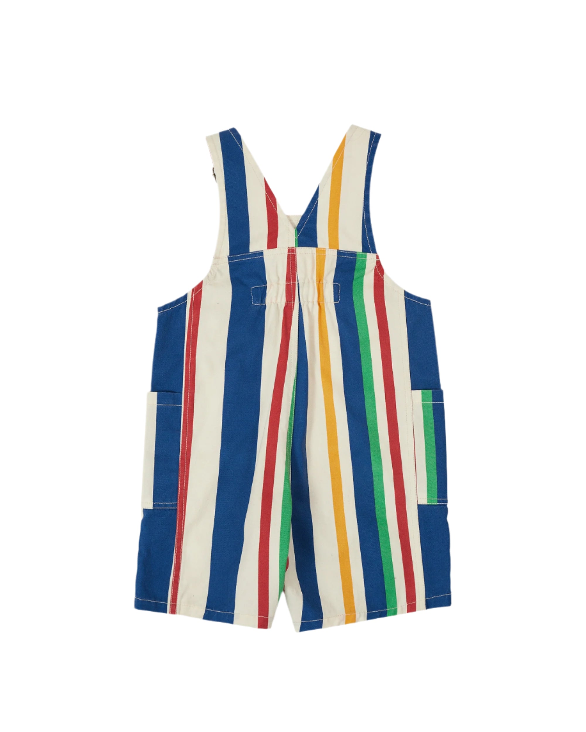 90's Bold Stripe James Denim Pocket Overalls | Goldie and Ace