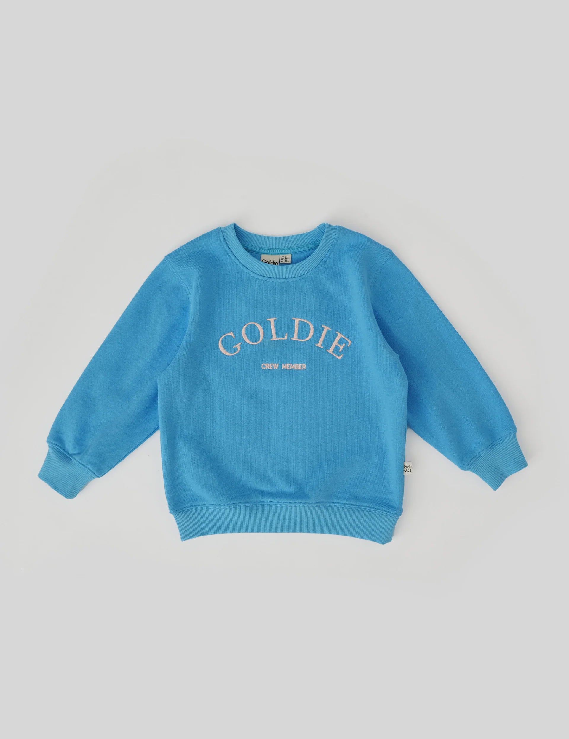 GOLDIE CREW EMBROIDERED SWEATER |  Goldie and Ace