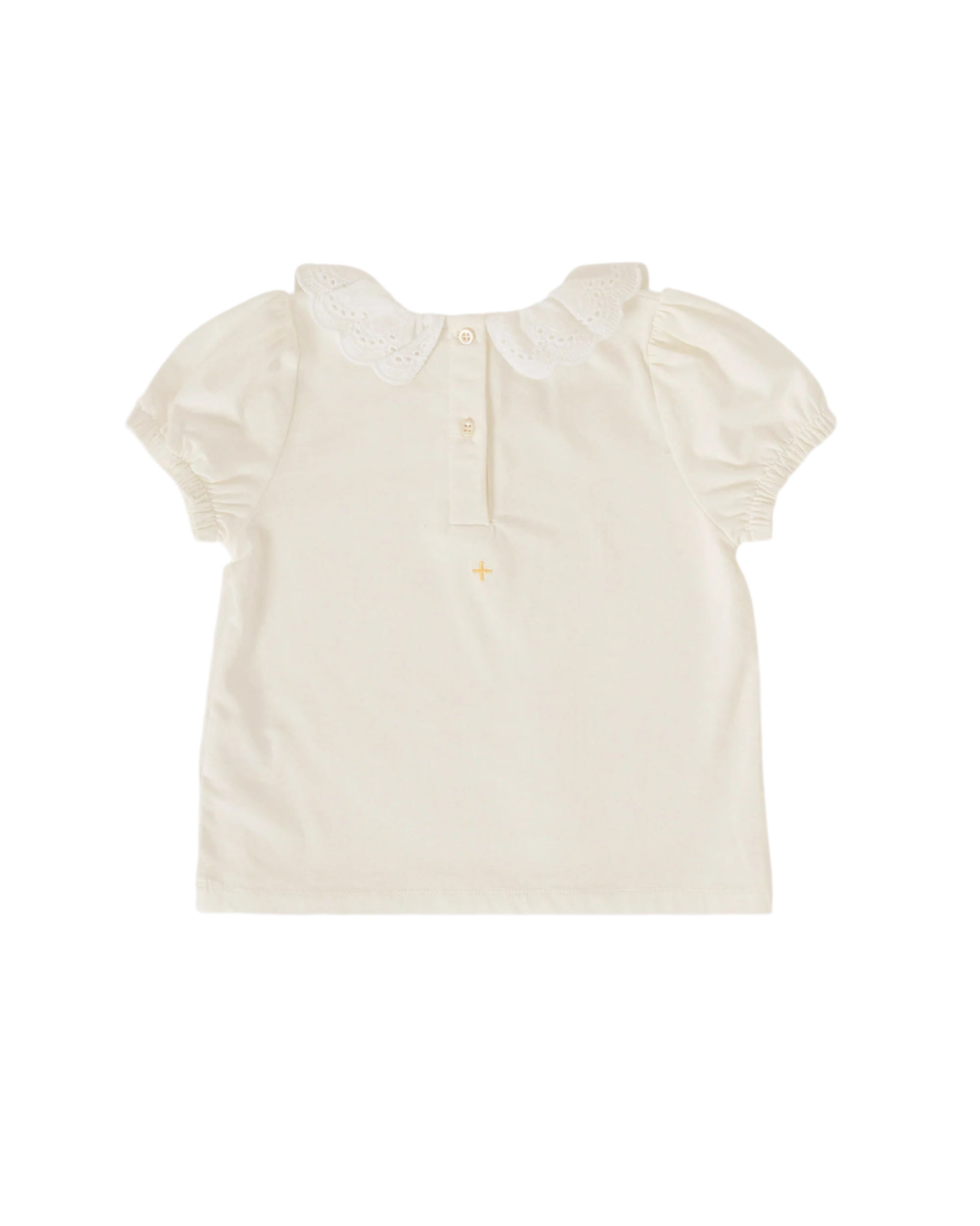 Laura Puff Sleeve Collar Top | Goldie and Ace
