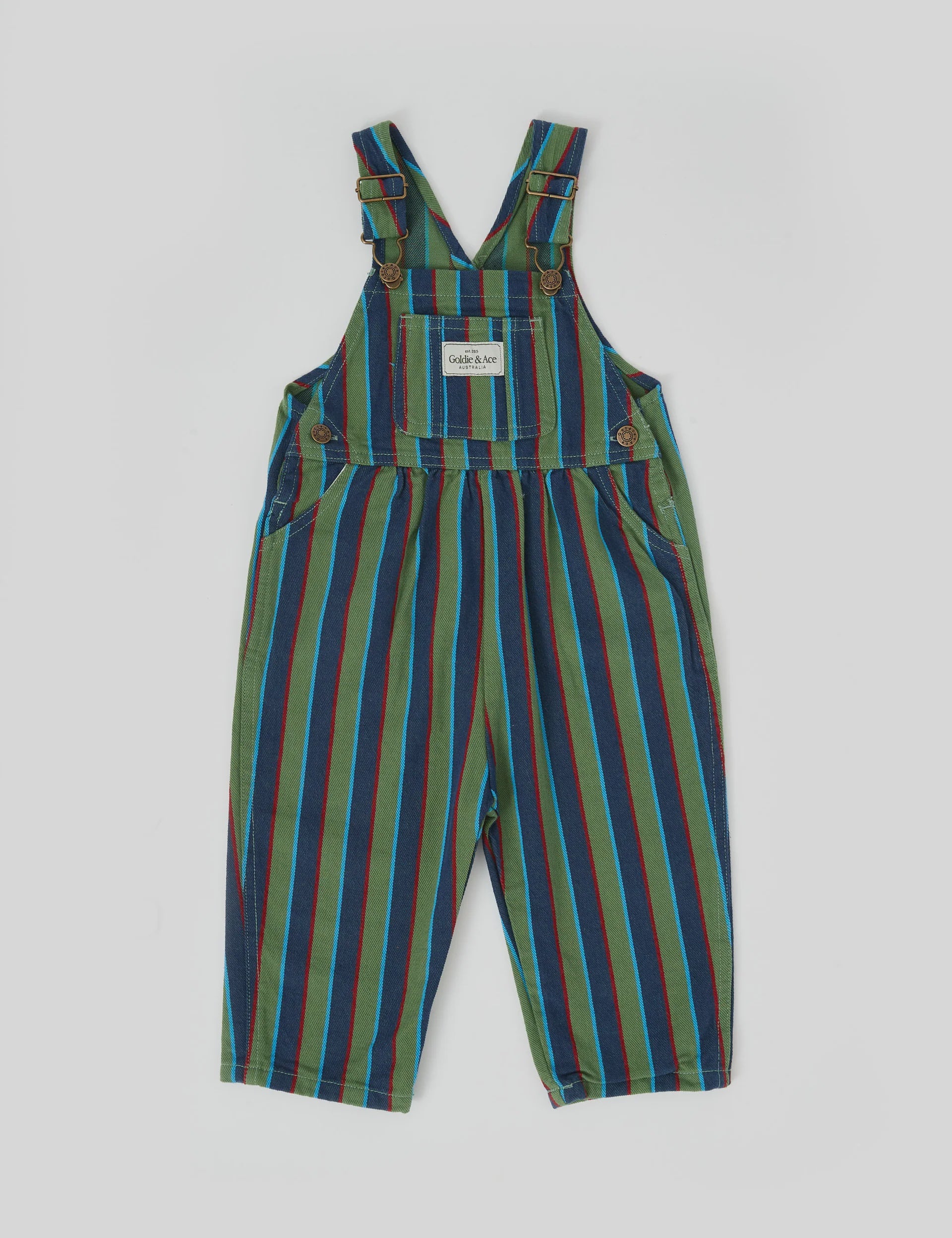 ACE TWILL OVERALLS HERITAGE STRIPE | Goldie and Ace