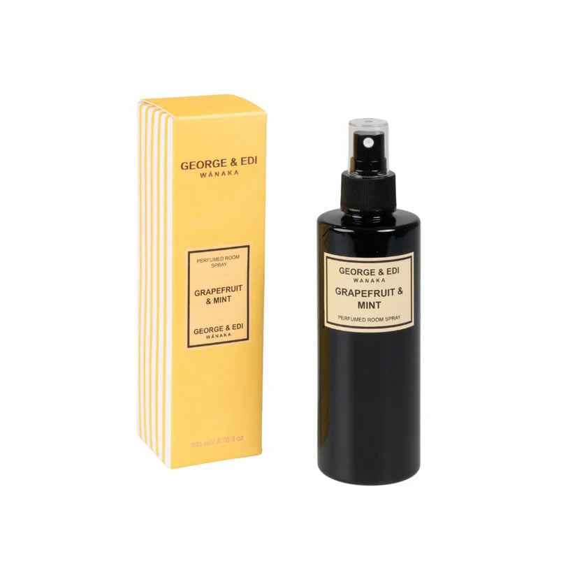 PERFUMED ROOM SPRAY - GRAPEFUIT & MINT | George & Edi