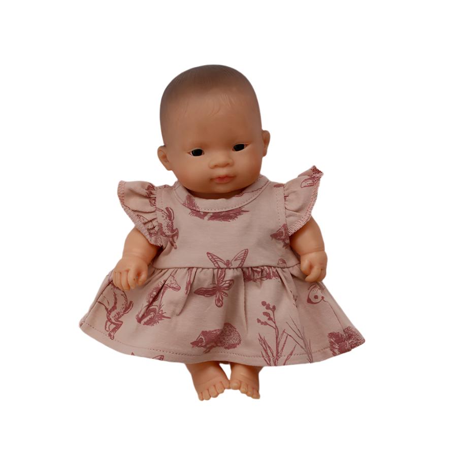 Forest friends dolls dress 38cm | Burrow & Be