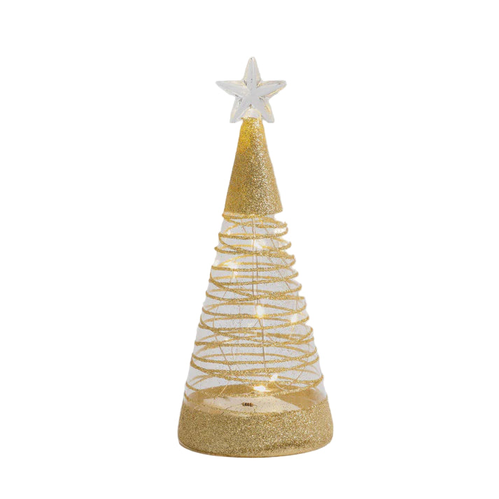 Gold Sparkle 19cm Table Top Tree | Stellar Haus