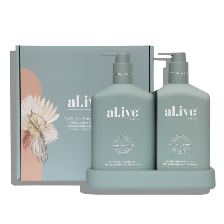 Wash & lotion duo - kaffir lime & green tea | Al.ive