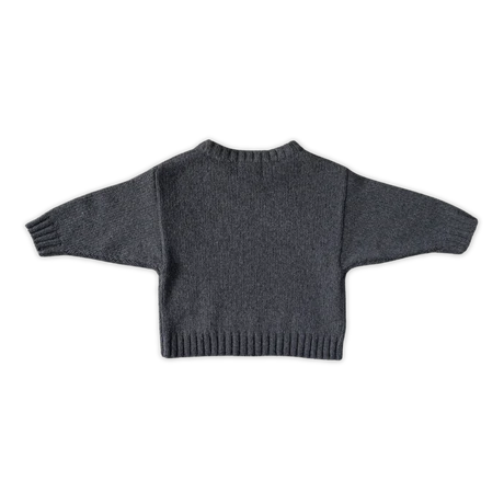 Merino Blend Knit Pullover - Charcoal | Grown