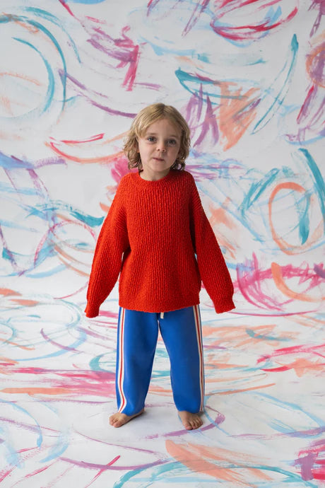 Organic Textured Boucle Knit Pull Over - Sauce | Grown