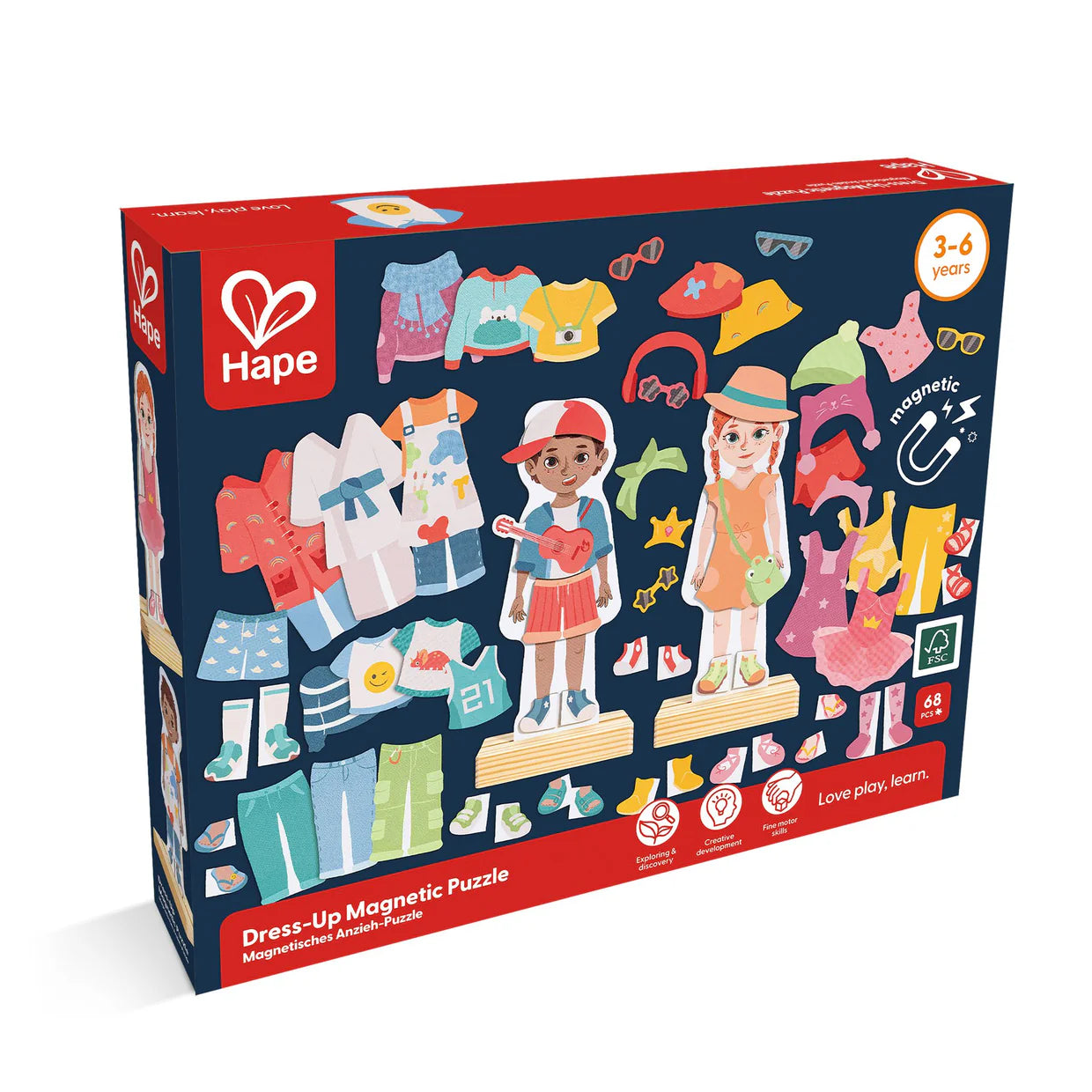 Dress-up Magnetic Puzzle - 66pc | Hape