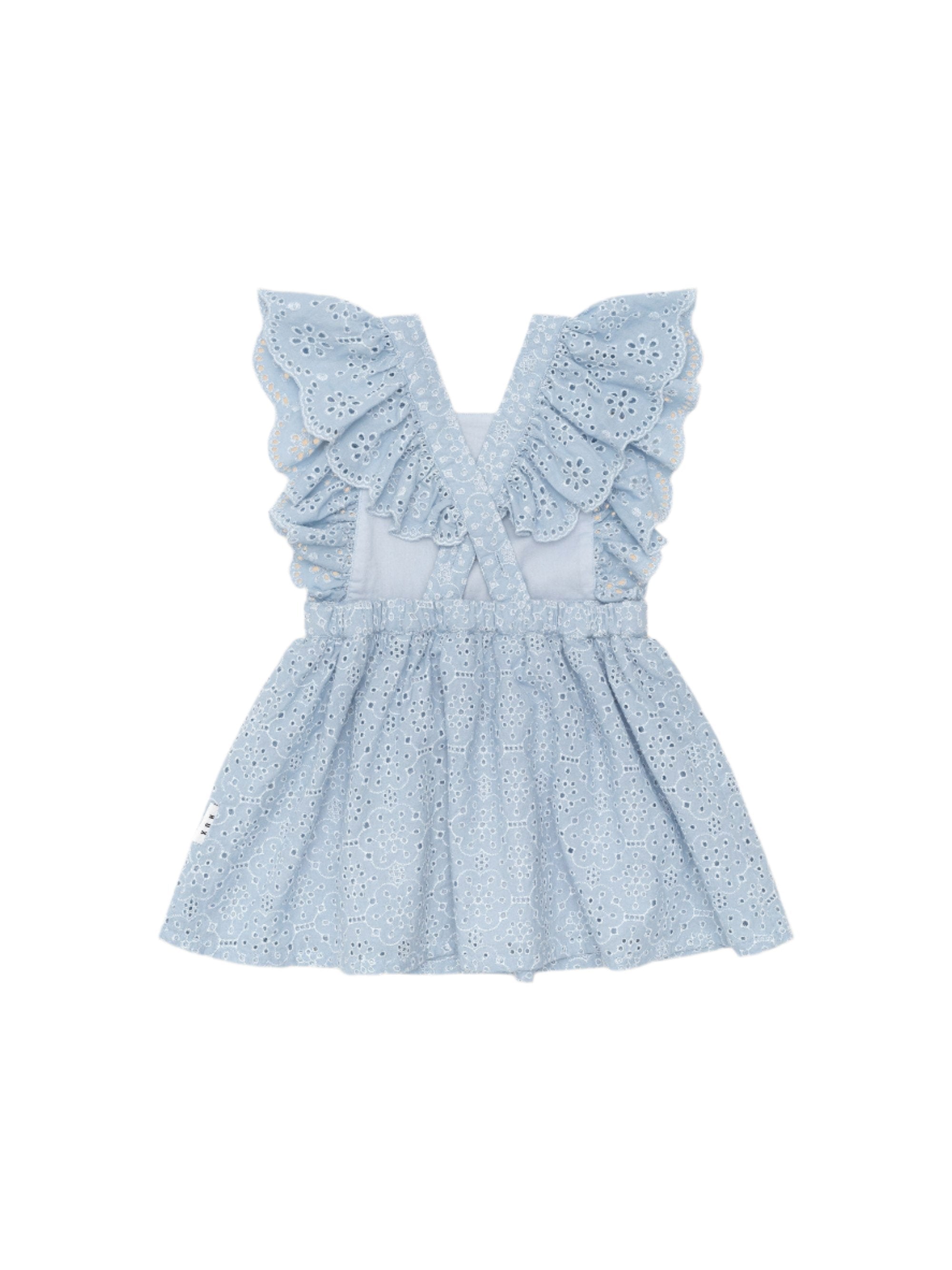 BRODERIE RUFFLE DRESS | Huxbaby