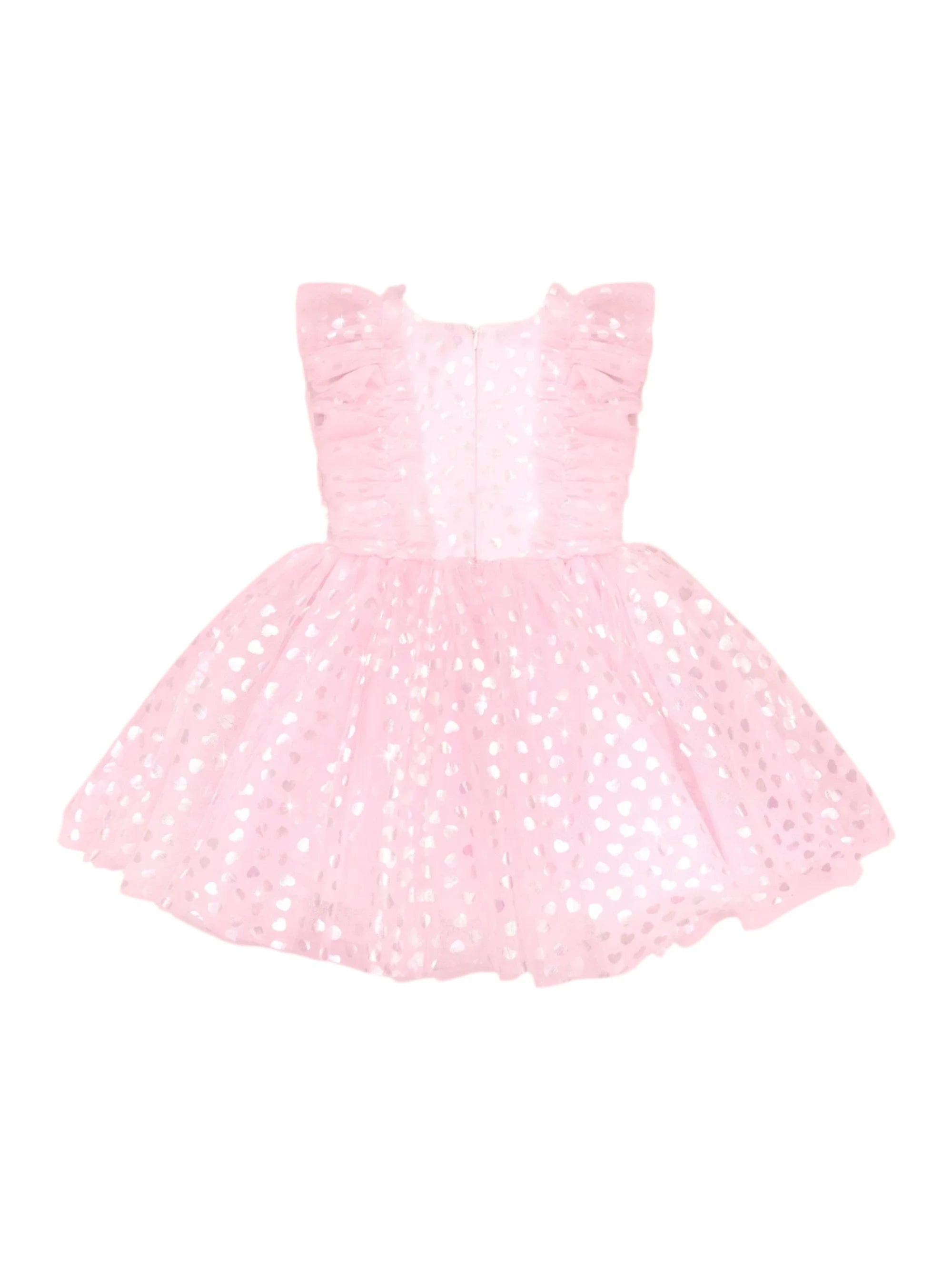 PRINCESS GLITTER HEARTS DRESS | Huxbaby