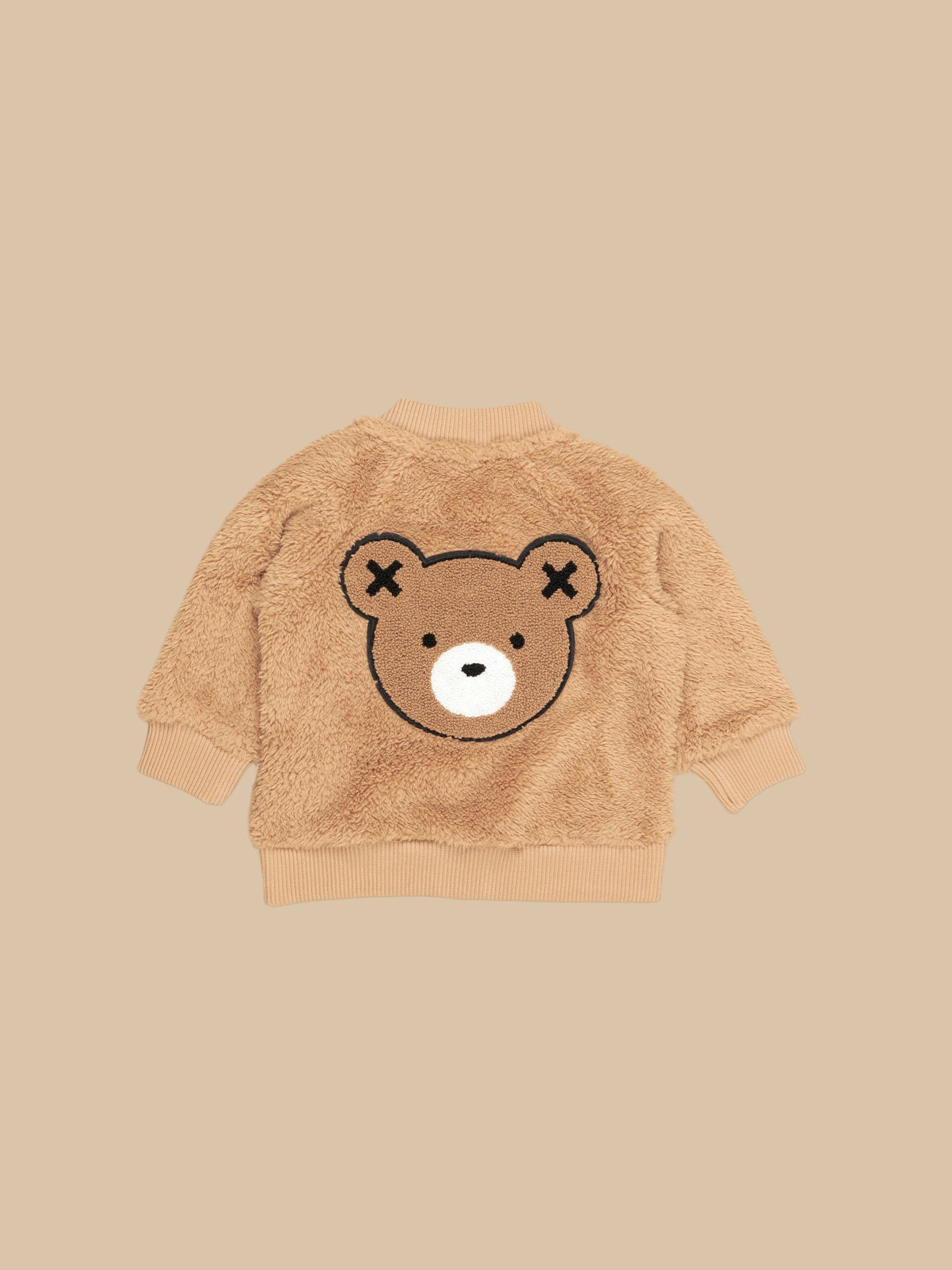 TEDDY BEAR FUR JACKET  |  Huxbaby