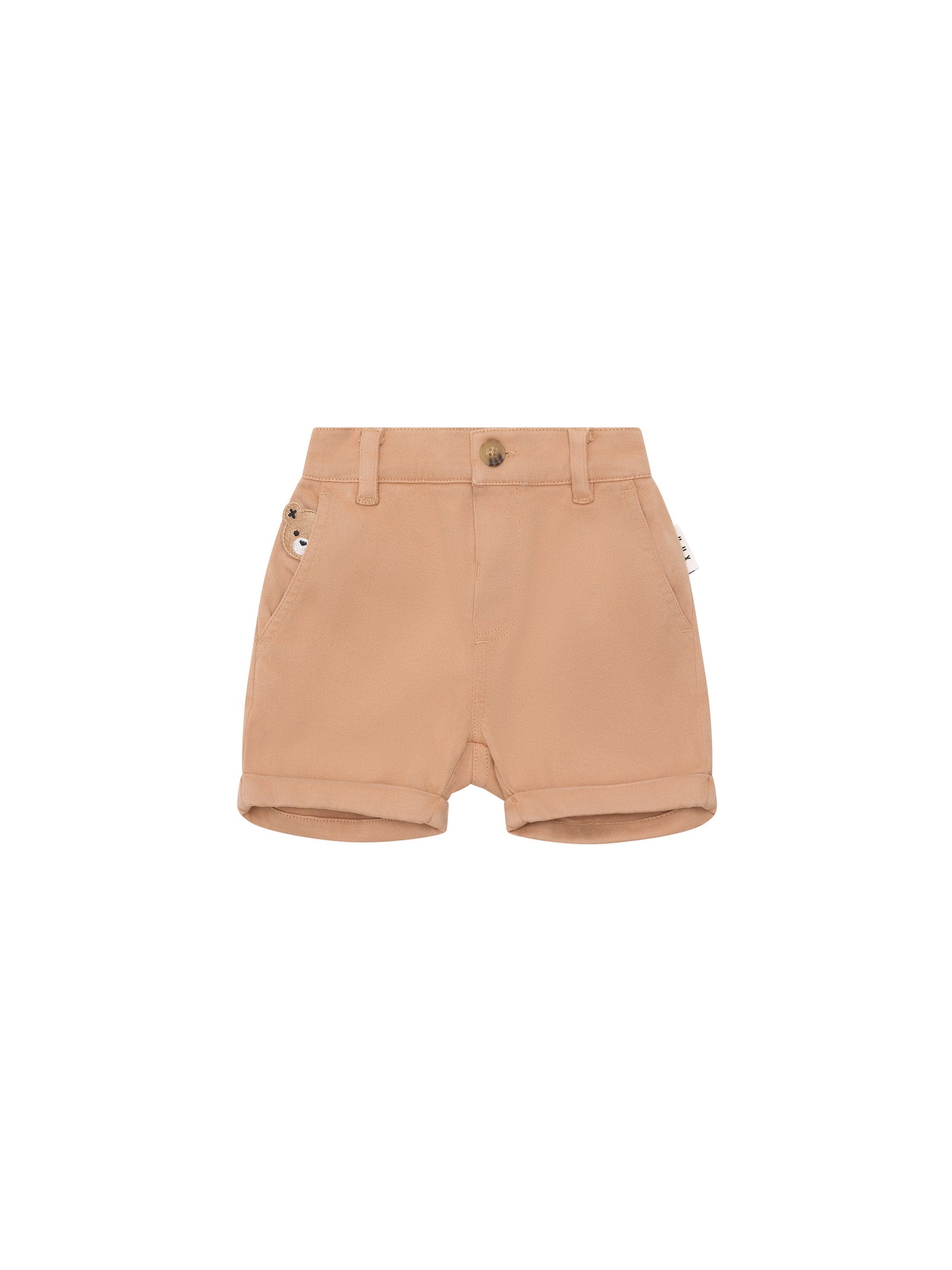 CHINO SHORT TAN | Huxbaby