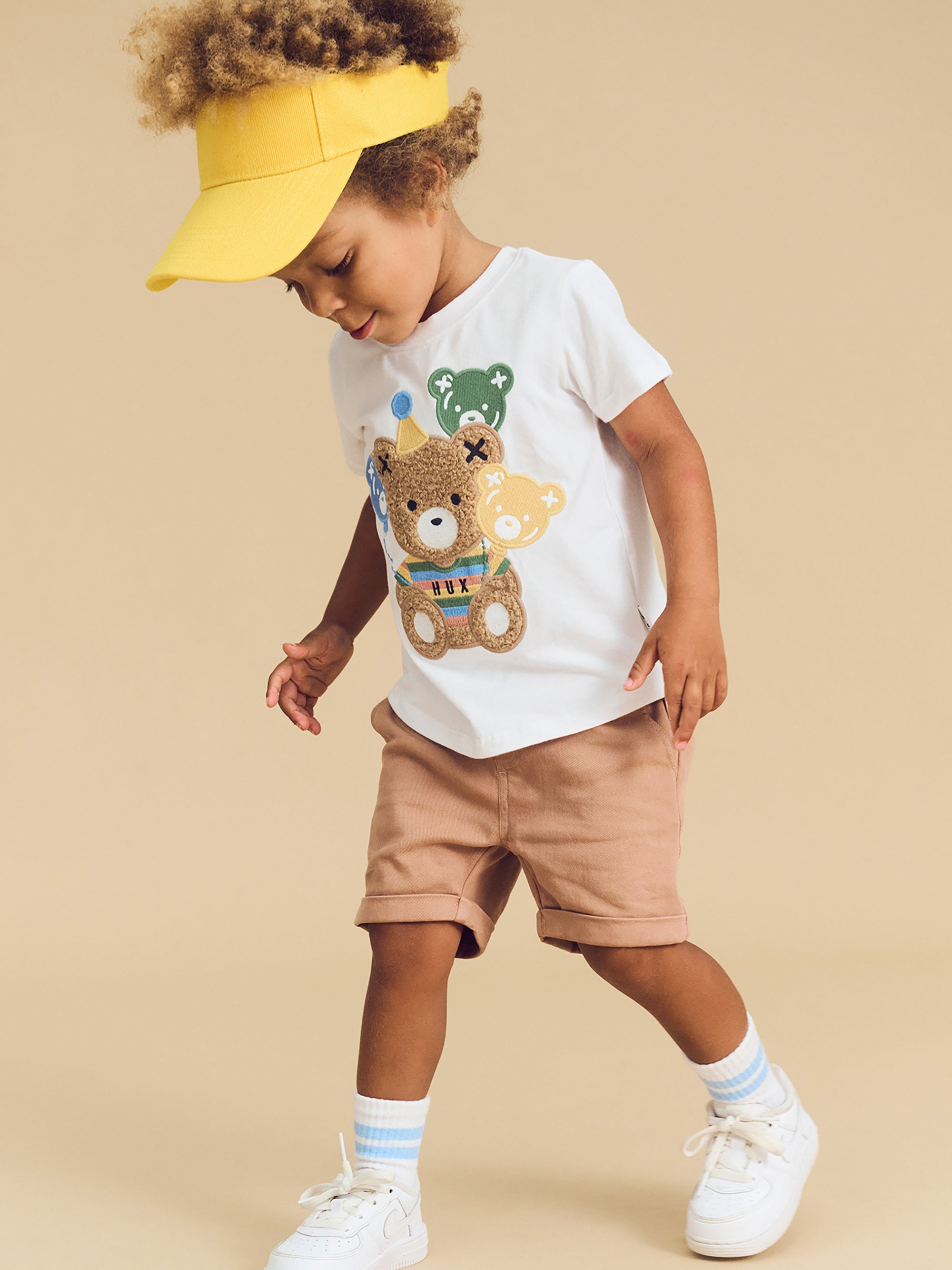 CHINO SHORT TAN | Huxbaby