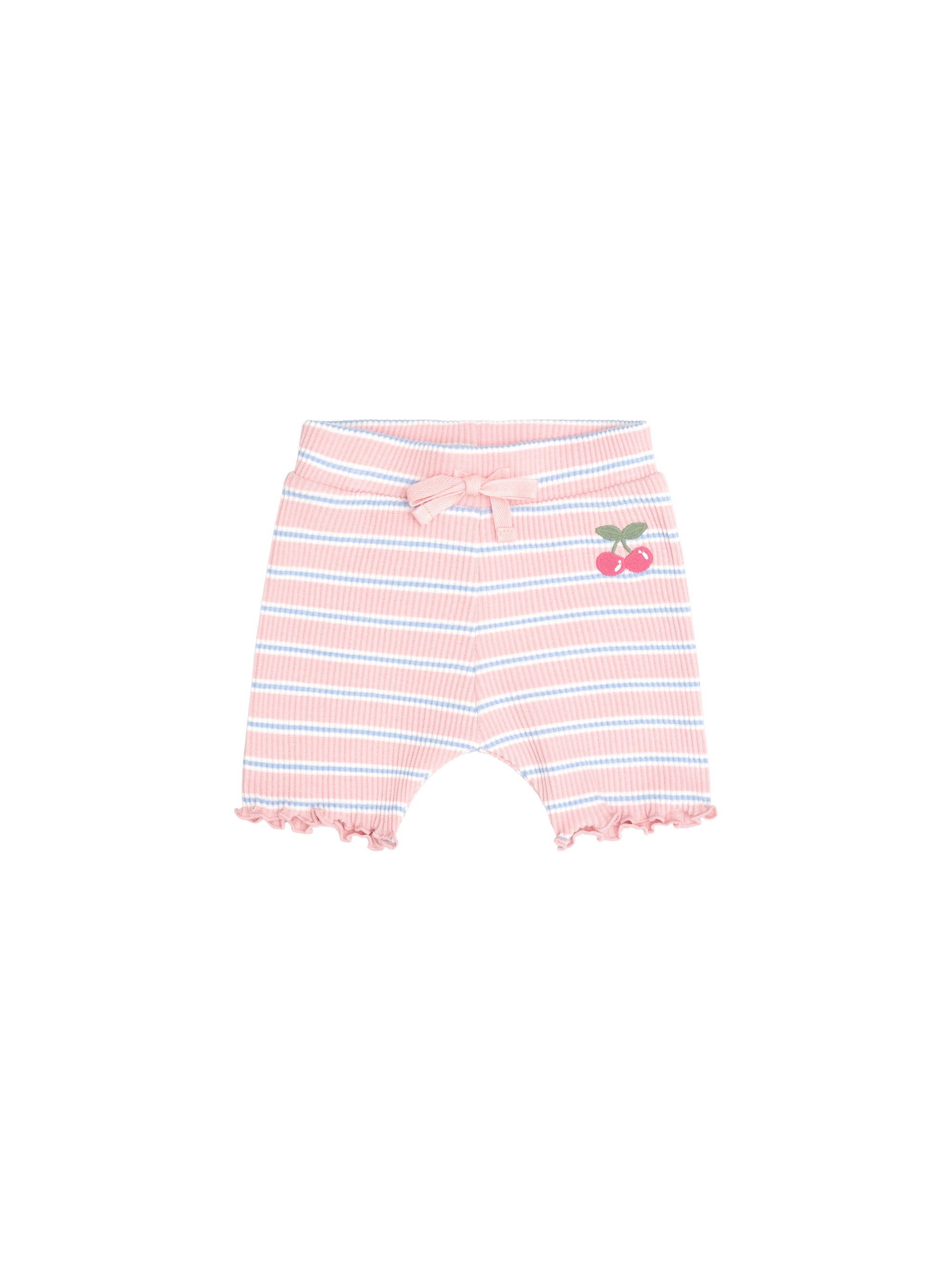 CANDY STRIPE RIB SHORT | Huxbaby