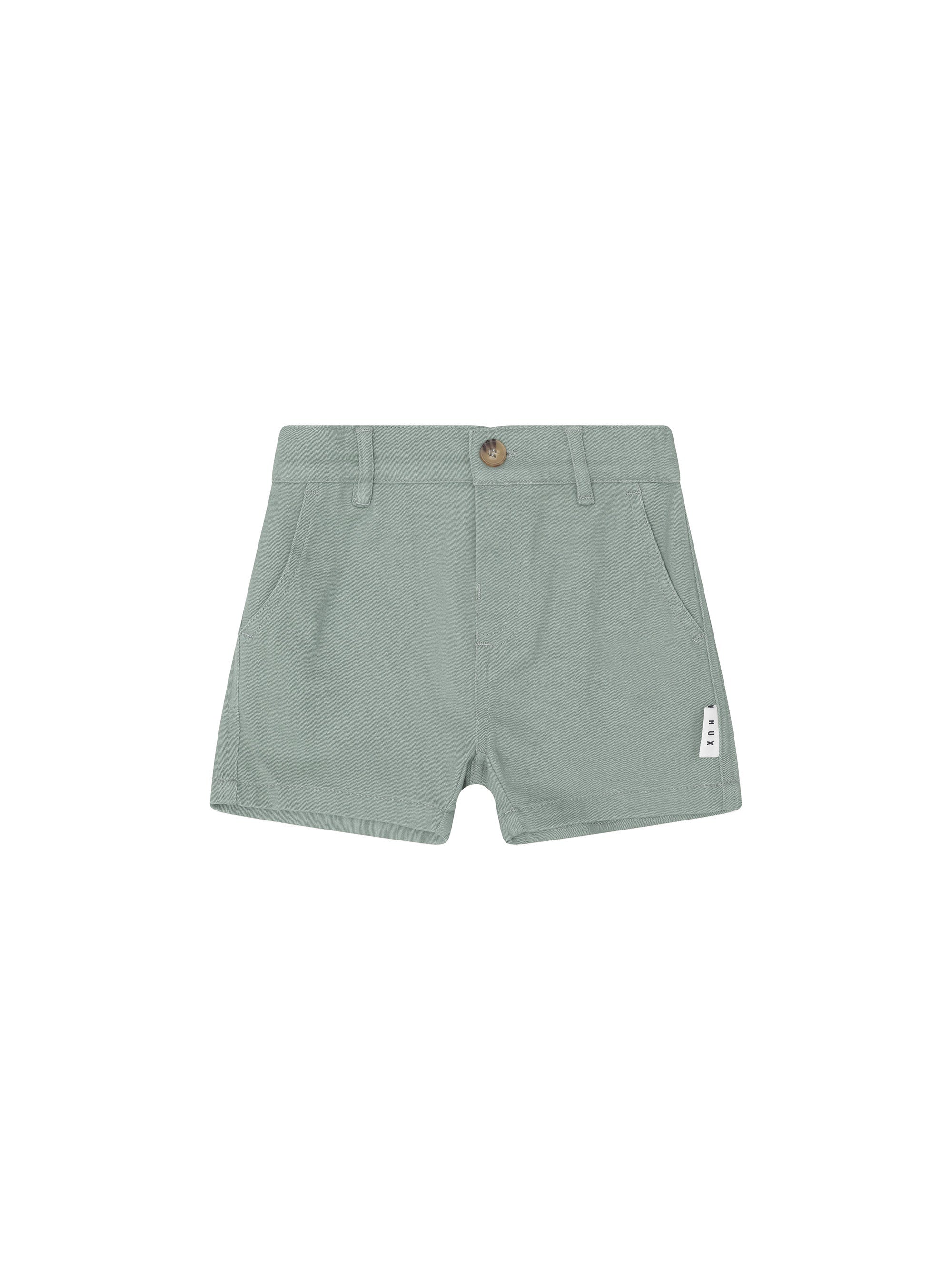 CHINO SHORT SAGE | Huxbaby