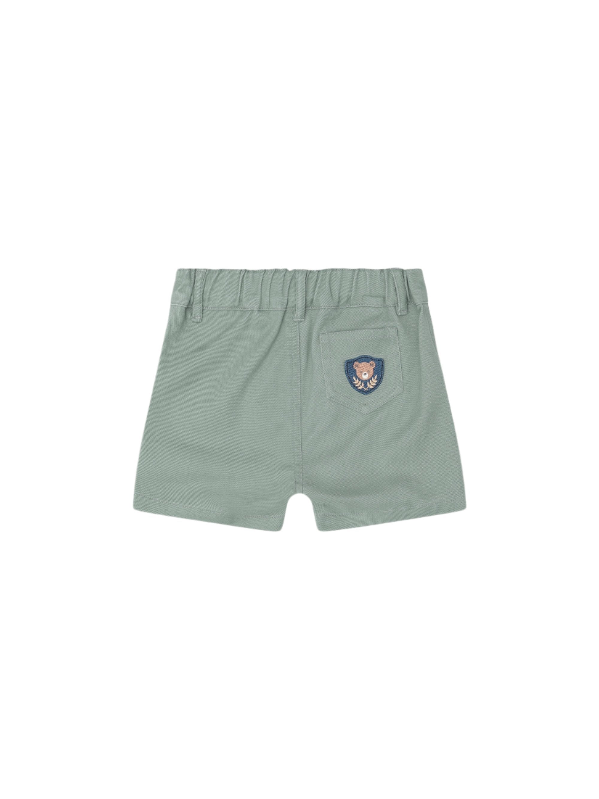 CHINO SHORT SAGE | Huxbaby