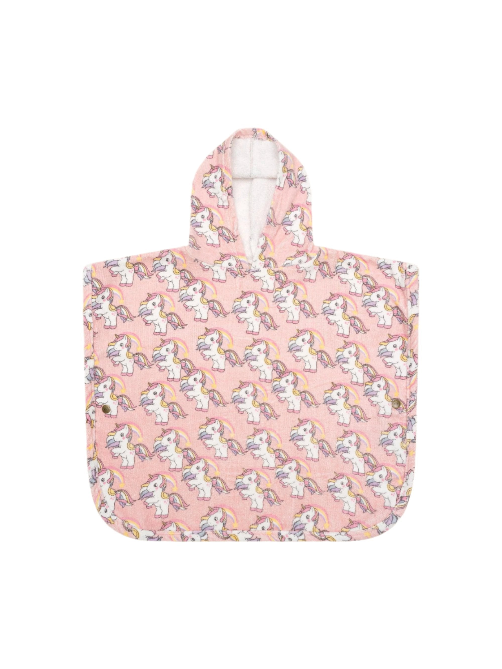 RAINBOW UNICORN SWIM PONCHO | Huxbaby