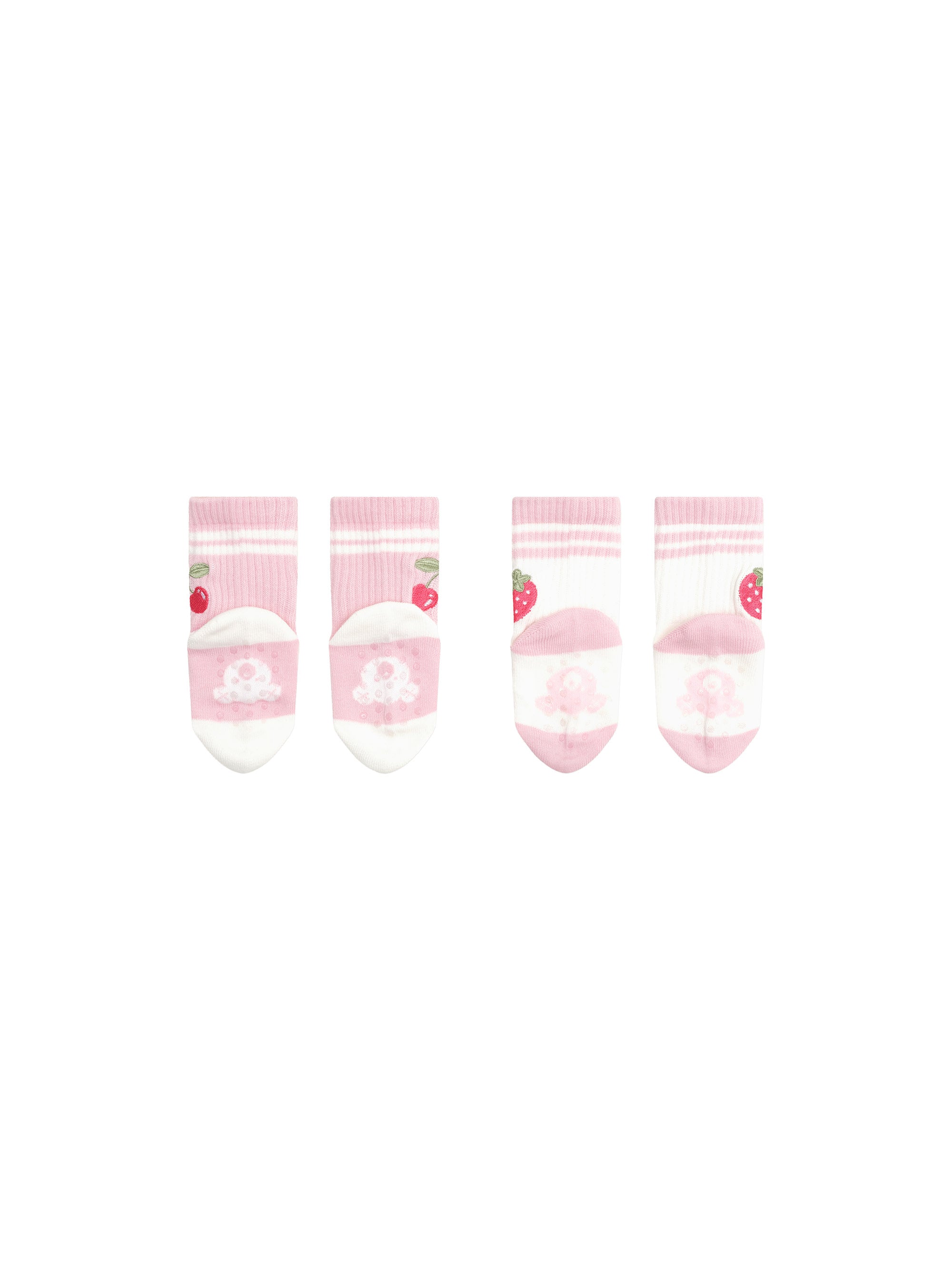 SPORTY FRUIT 2PK SOCKS | Huxbaby