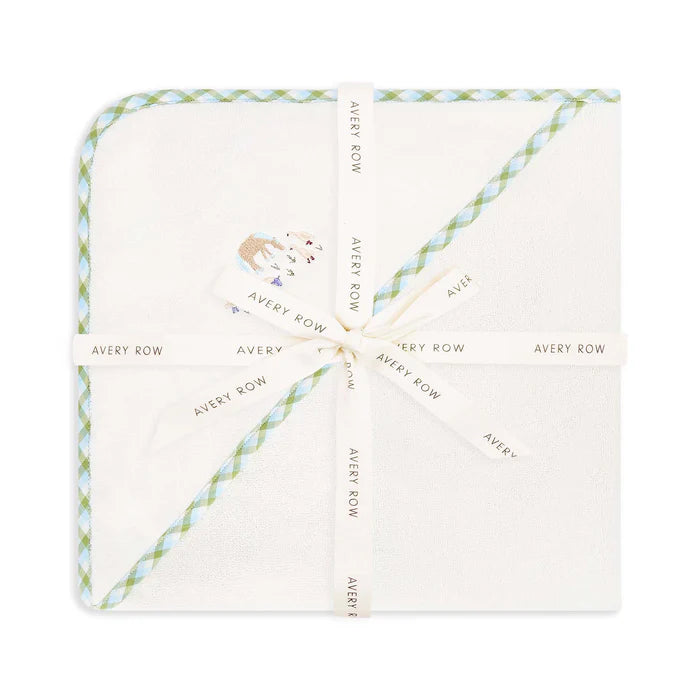 Hooded Towel - Baby - Little Farm | Avery Row