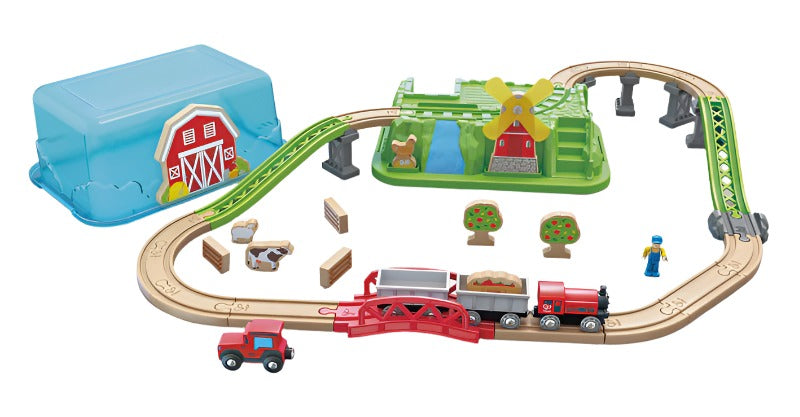 Hape Countryside Train Bucket Set