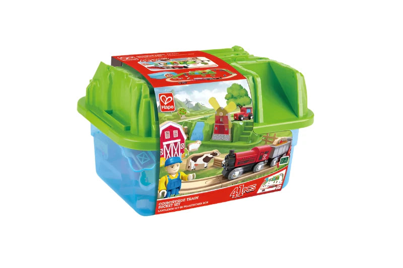 Hape Countryside Train Bucket Set