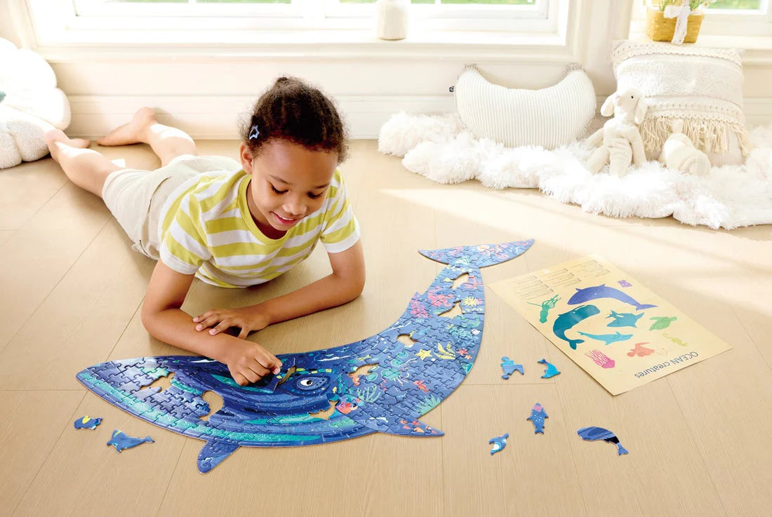 Floor Puzzle 200pc -Ocean Animal | Hape